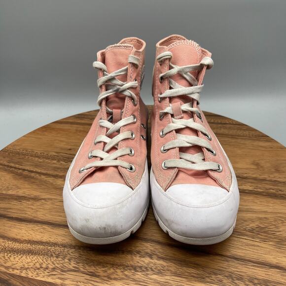 Converse Chuck Taylor CTAS Shoes Womens 8 Pink Lugged Casual Comfort Skate - Picture 2 of 8